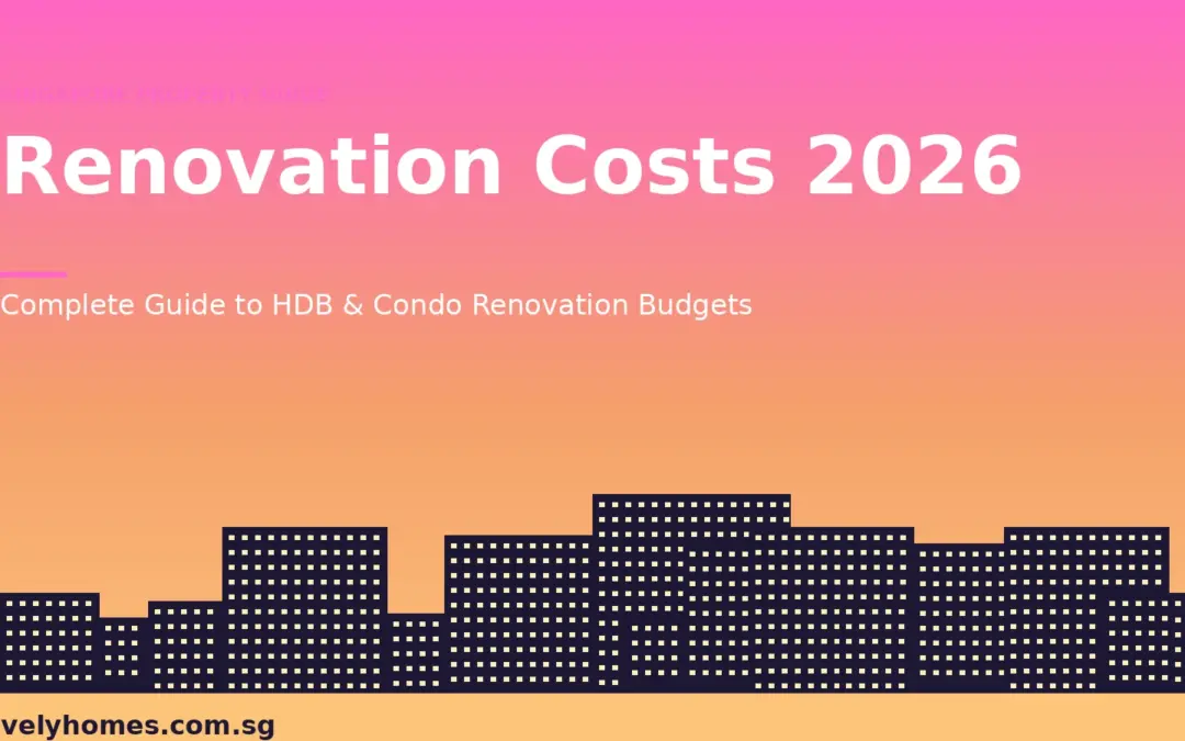 Singapore Renovation Cost Guide 2026: HDB, Condo & Landed Budgets Explained