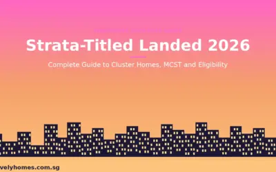 Singapore Strata-Titled Landed Property Guide 2026: Cluster Houses, MCST Fees, Eligibility and Stamp Duties