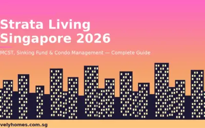 Strata Living in Singapore 2026: MCST, Sinking Fund & Condo Management — Complete Guide