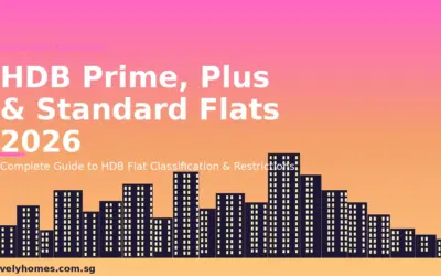 HDB Prime, Plus and Standard Flats Singapore 2026: Complete Classification Guide