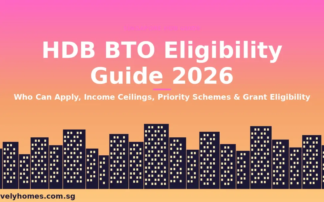 Singapore HDB BTO Eligibility Guide 2026: Who Can Apply, Income Ceilings, Priority Schemes and CPF Grants