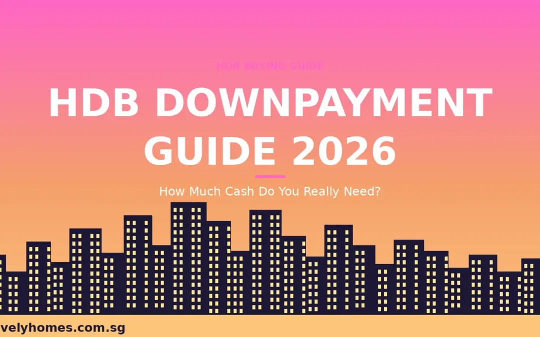 Singapore HDB Downpayment Guide 2026: How Much Cash Do You Need?