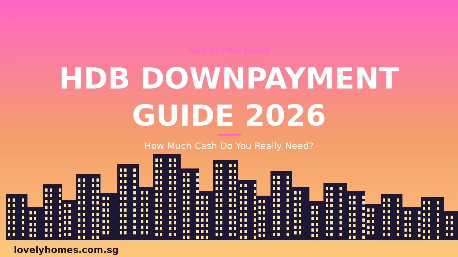 hero-hdb-downpayment-guide-2026 Singapore HDB downpayment guide 2026 how much cash CPF needed