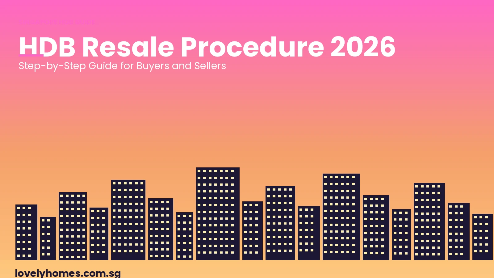 HDB Resale Procedure 2026 — Hero HDB resale procedure guide 2026 step-by-step Singapore