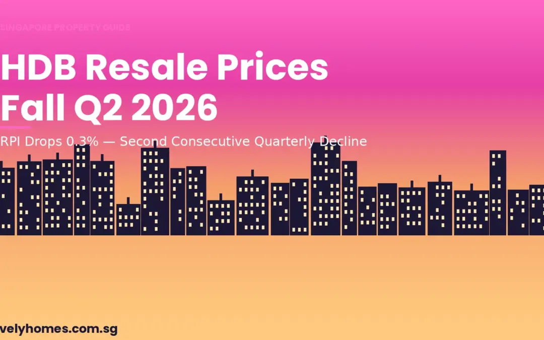 HDB Resale Prices Fall for Second Consecutive Quarter in Q2 2026: RPI Slips to 202.7