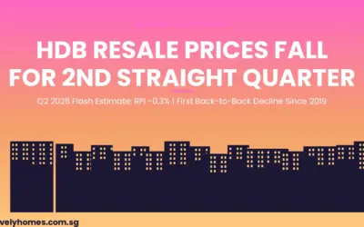 HDB Resale Prices Fall for Second Consecutive Quarter: Q2 2026 Flash Estimate Breakdown