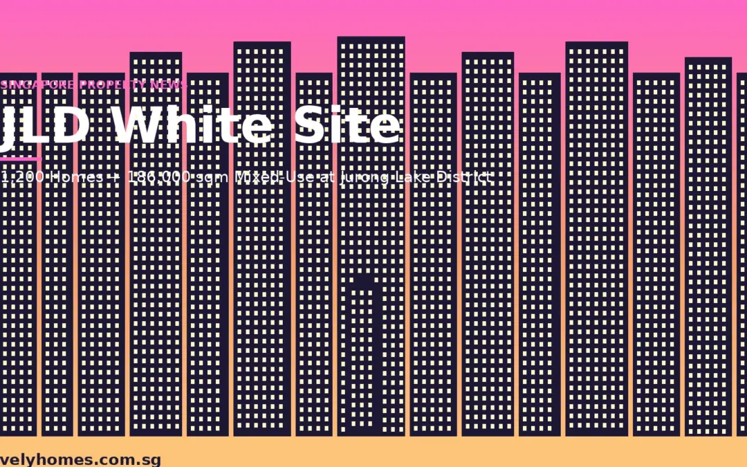 JLD White Site Launched 3 July 2026: Up to 1,200 Homes and 186,000 sqm Mixed-Use Development at Jurong Lake District