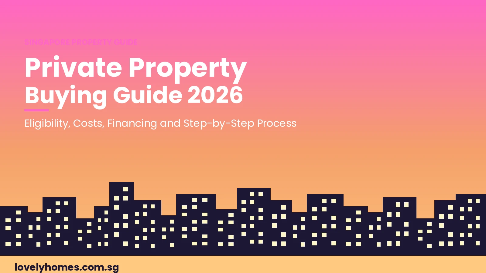 Singapore private property buying guide 2026 — condo eligibility ABSD financing process