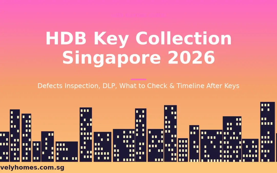 HDB Key Collection Singapore 2026: Complete Guide to Defects Inspection, DLP and What to Do After Getting Your Keys