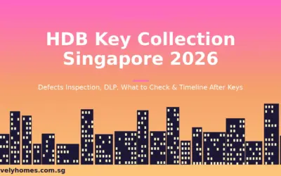 HDB Key Collection Singapore 2026: Complete Guide to Defects Inspection, DLP and What to Do After Getting Your Keys