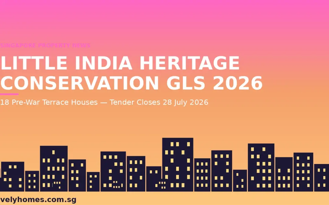 URA Closes Chitty Road & Veerasamy Road Conservation GLS Tender 2026