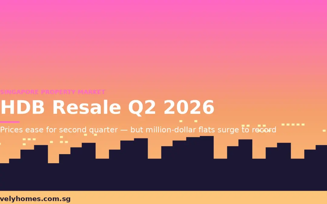 HDB Resale Market Q2 2026: Prices Ease but Million-Dollar Flats Hit Record 491