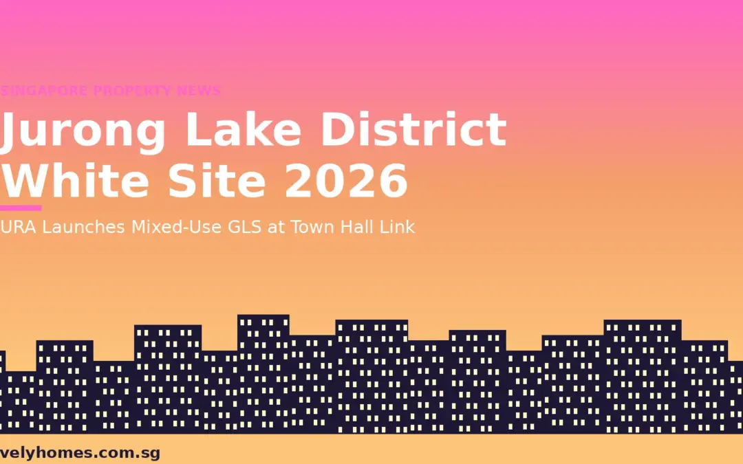 Jurong Lake District White Site 2026: URA Launches 186,139 sqm Mixed-Use GLS at Town Hall Link