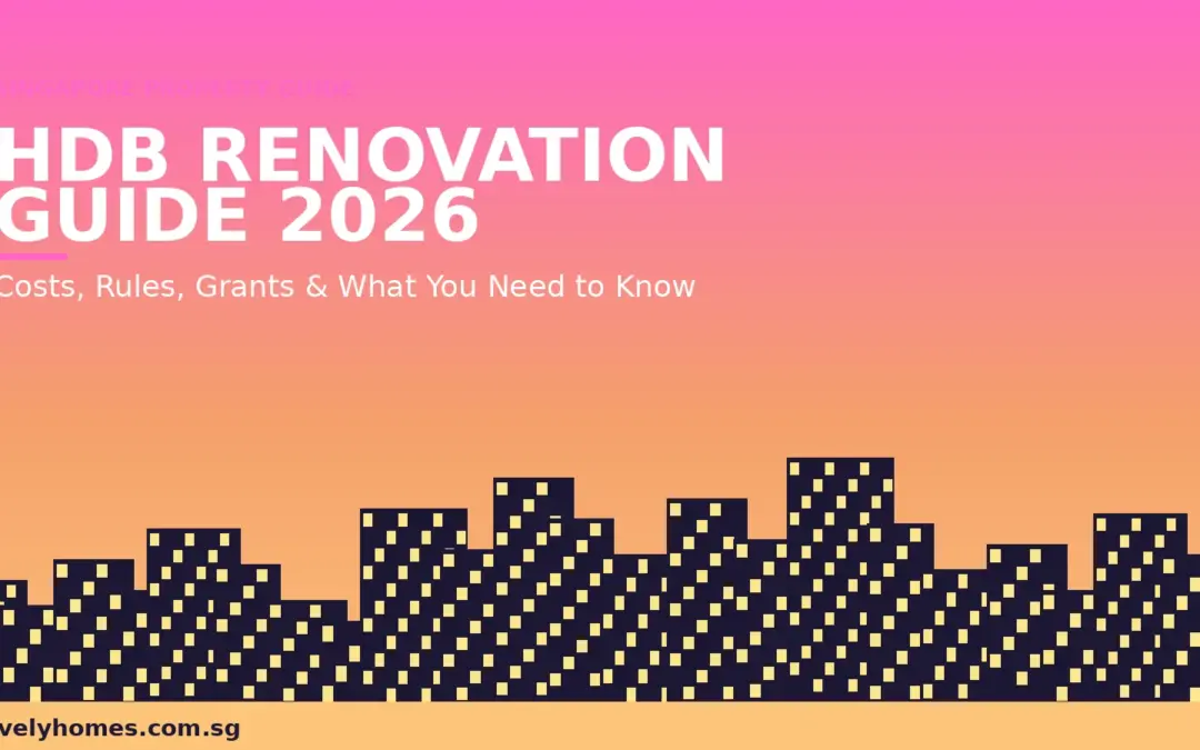 Singapore HDB Renovation Guide 2026: Costs, Rules, Timeline and Grants