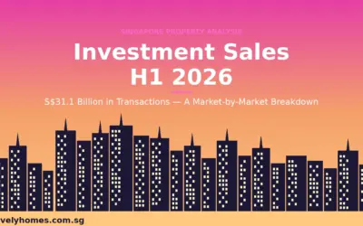 Singapore Investment Sales H1 2026: What S$31 Billion Tells Us About the Market