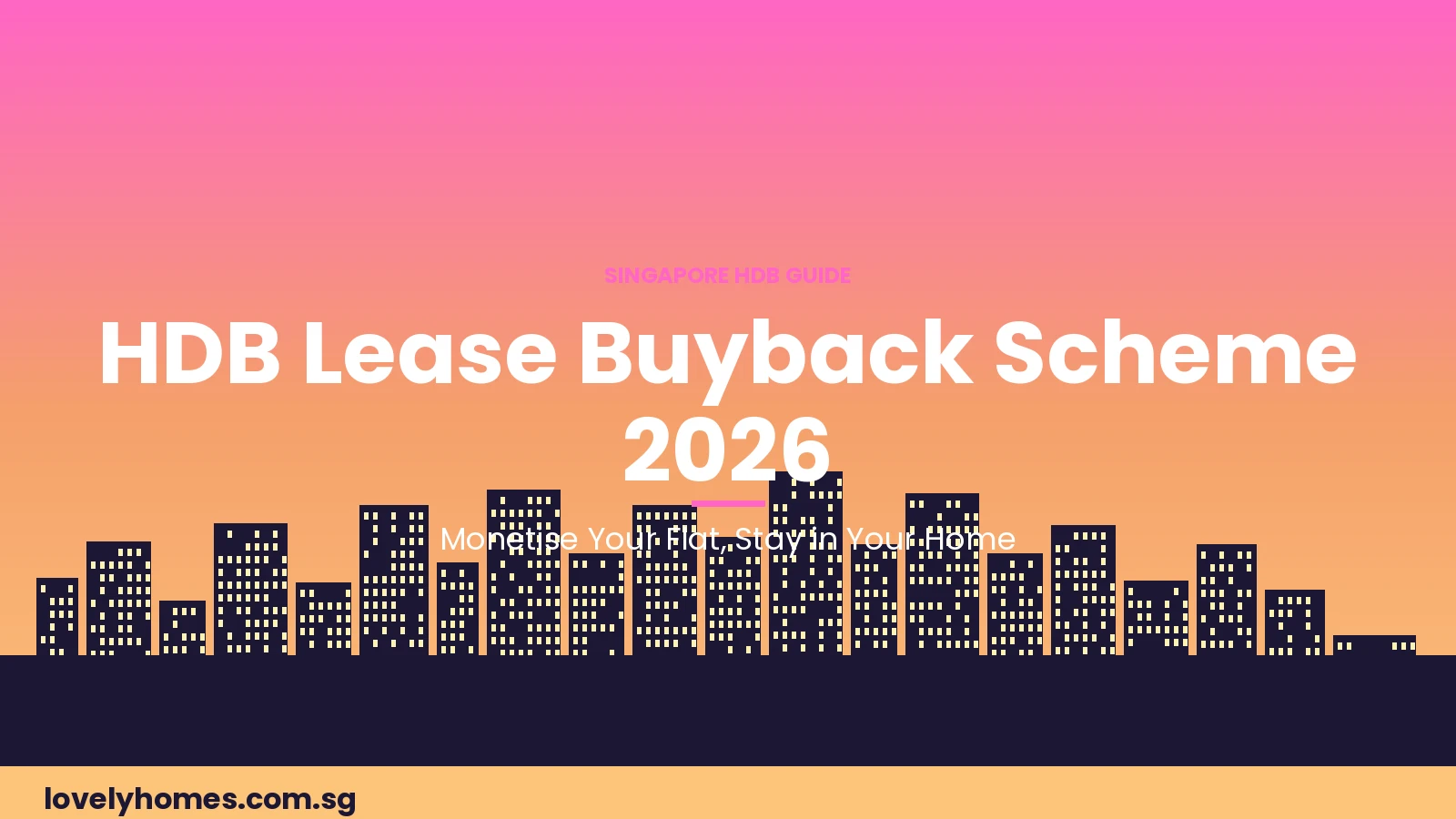 HDB Lease Buyback Scheme Singapore 2026 — monetise your flat stay in your home