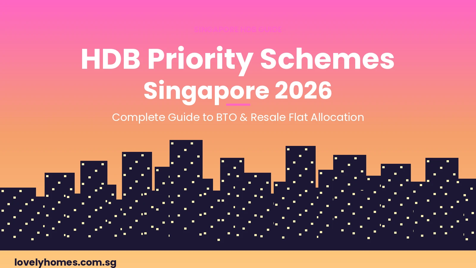 HDB priority schemes guide 2026 Singapore hero image