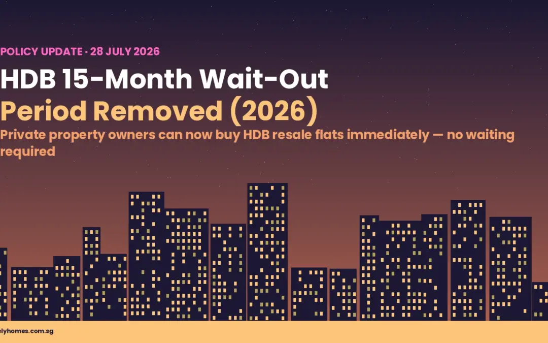 HDB 15-Month Wait-Out Period Removed: What Private Property Owners Need to Know (2026)