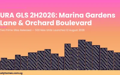 URA Launches GLS Sites at Marina Gardens Lane and Orchard Boulevard: 500 New Homes for Singapore’s 2H 2026 Land Programme