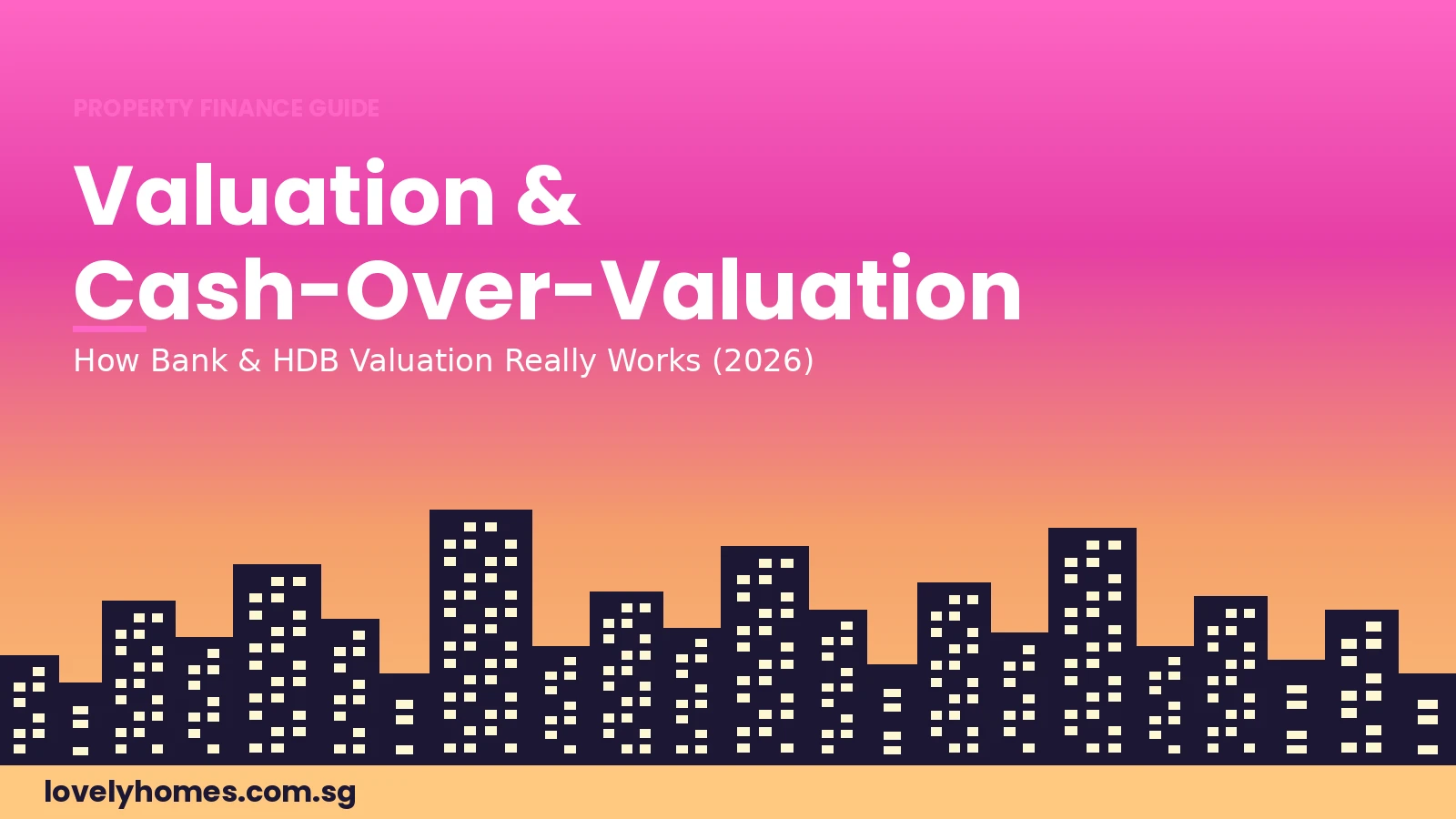 Singapore property valuation and cash over valuation COV guide 2026