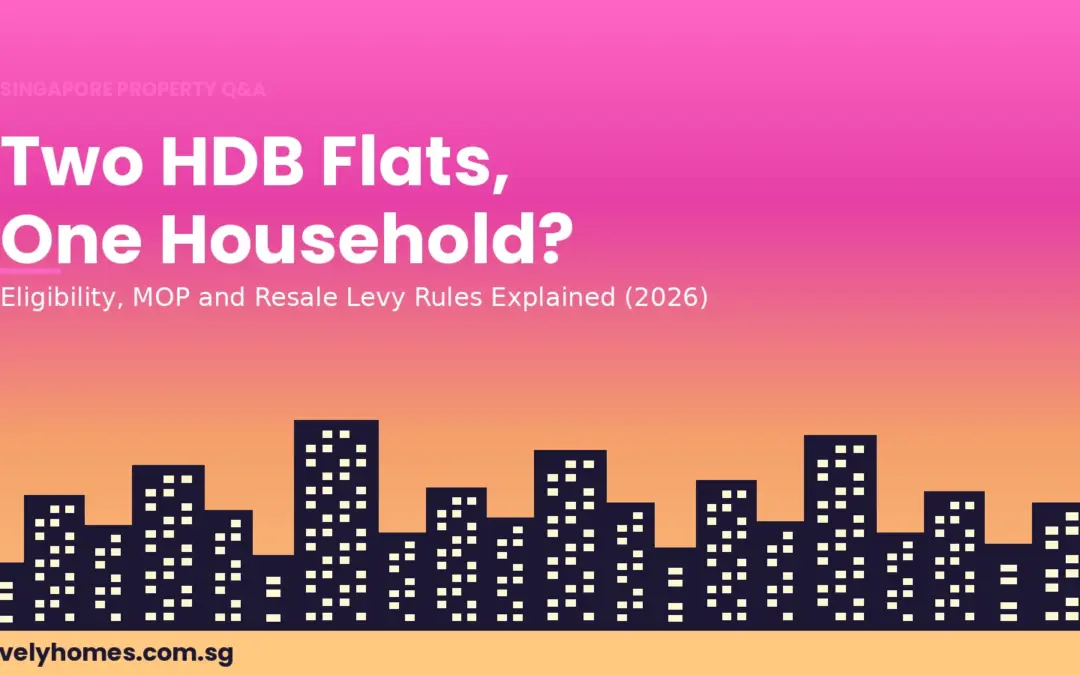 Can You Own Two HDB Flats in Singapore? Eligibility, MOP and Resale Levy Rules Explained (2026)