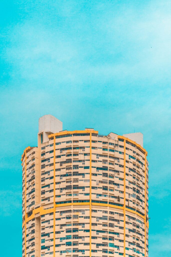 The former Pearl Bank Apartments photographed in 2018