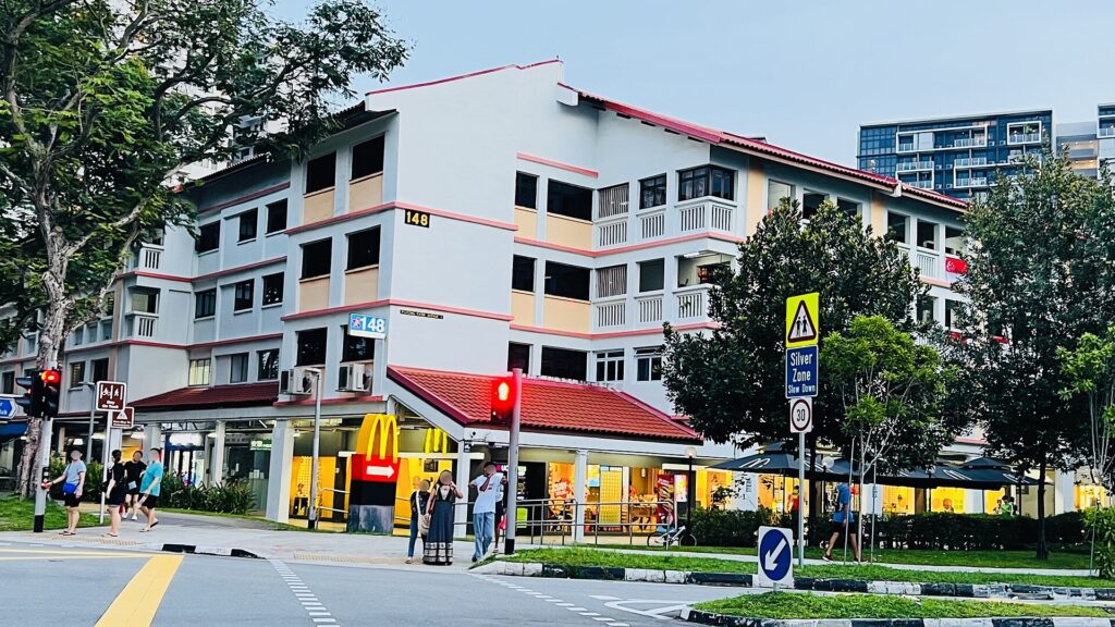 Shops beneath Block 148 Potong Pasir Avenue 1 HDB flats
