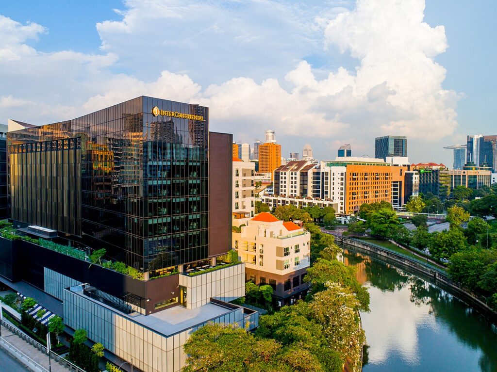 InterContinental Singapore Robertson Quay Facade Day