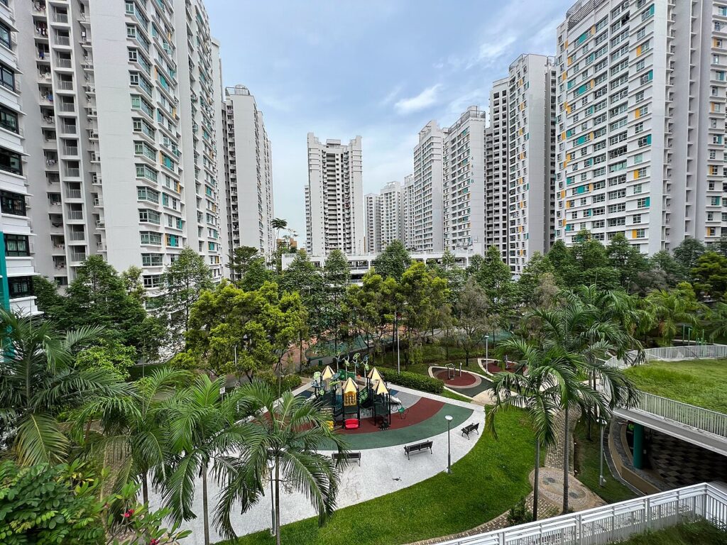 Unnamed park in Sengkang within Fernvale Vista II HDB development - 2022-04-30